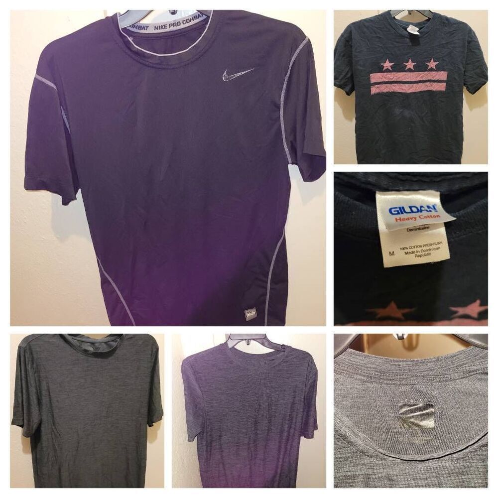 Mens short sleeve tee shirt bundle of 4